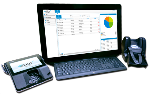 Tier3 integrated check reader storefront